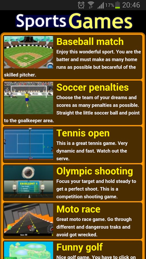 Sports Games截图1