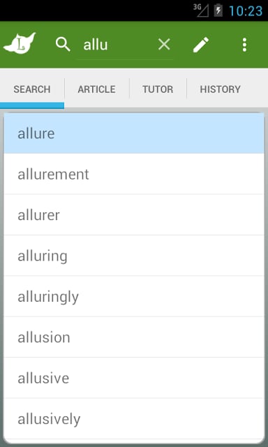 Lutor Vocab Tutor &amp; Dictionary截图4