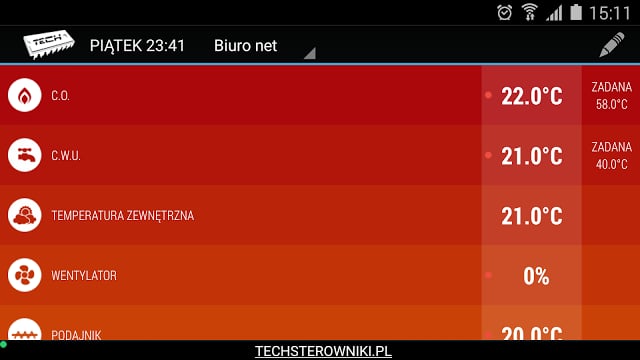 Sterownik Kotła TECH截图1