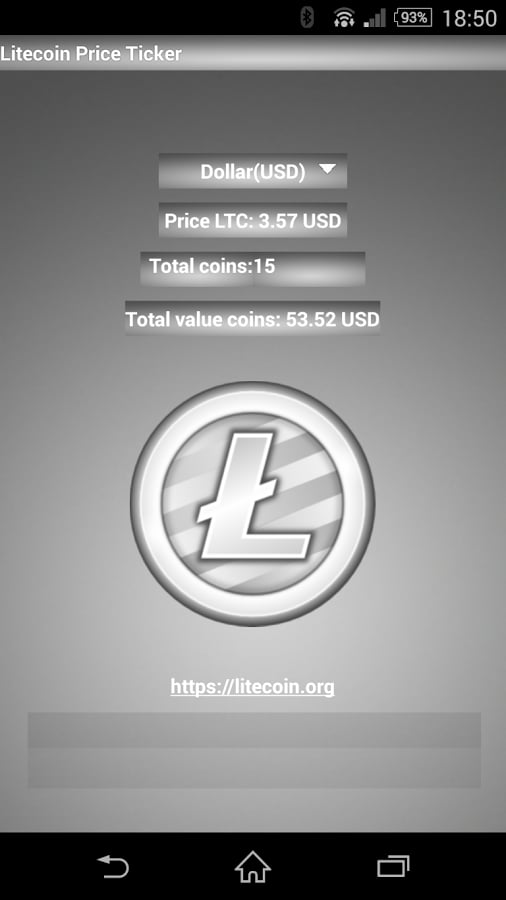 Litecoin(LTC) price tick...截图3