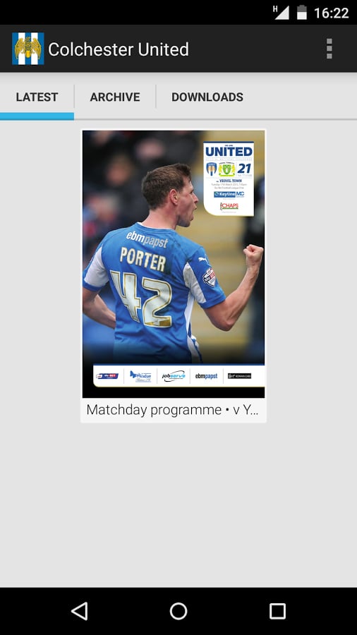 Colchester Utd programme...截图11