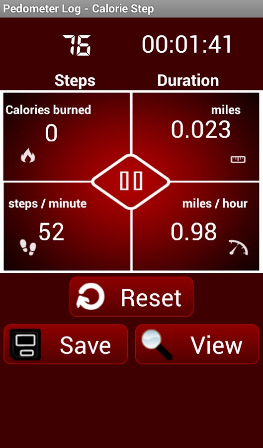 Pedometer Log - Calorie Step截图3