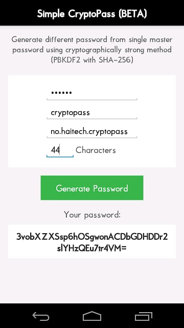 Simple CryptoPass BETA截图4