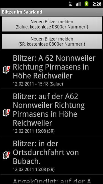 Blitzer im Saarland截图1