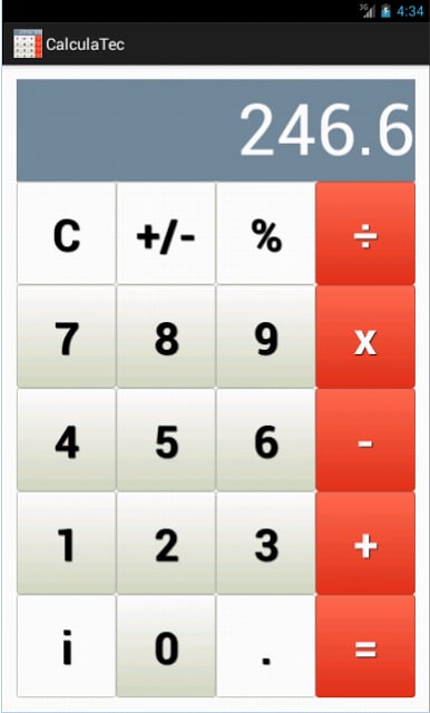 CalculaTec Calculadora Gr&aacute;tis截图2