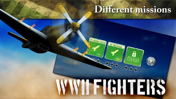 World War 2 Fighter Flight Sim截图5