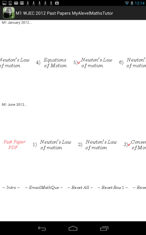 M1 WJEC 2012 Past Papers MyAlevelMathsTutor截图8