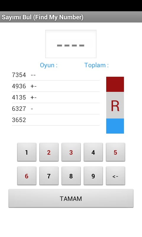 Sayı Bulmaca (Find My Nu...截图3