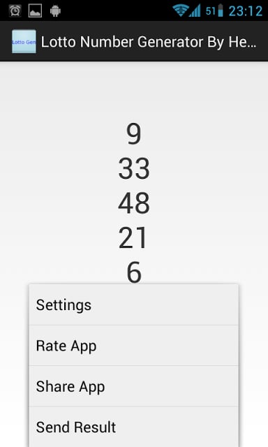 Lotto Number Generator - Henry截图3