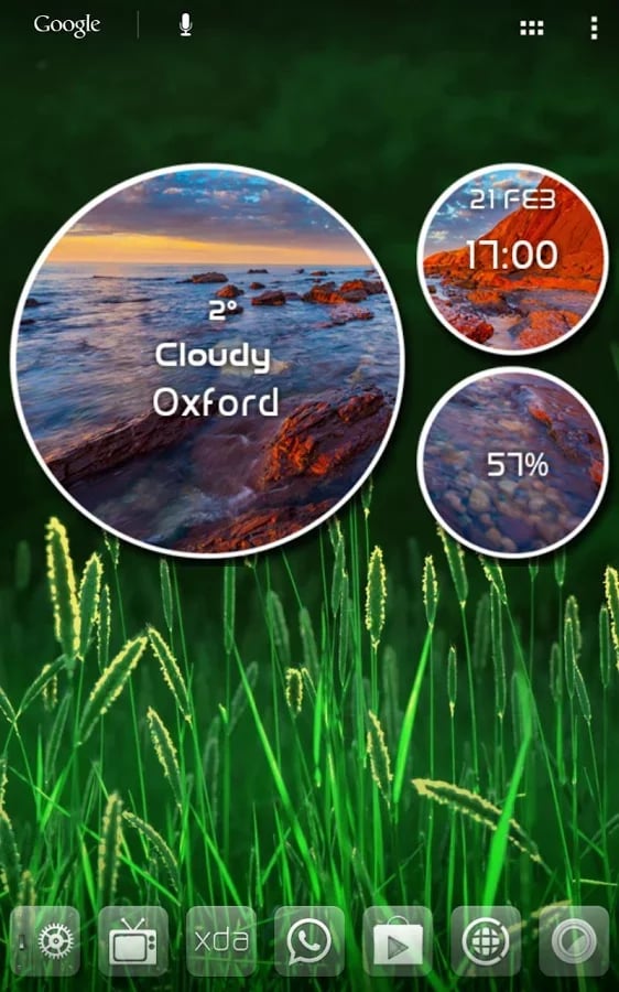 Weather Round UCCW Skin截图4