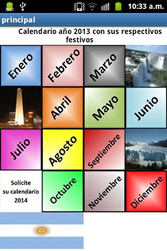 Calendario Festivos Argentina截图2