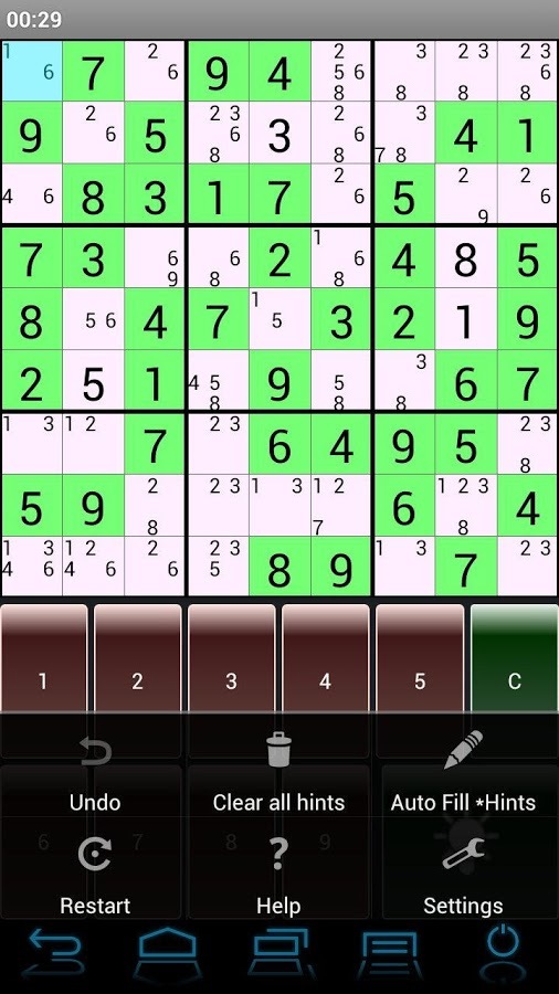 Sudoku Hints appear 2截图6