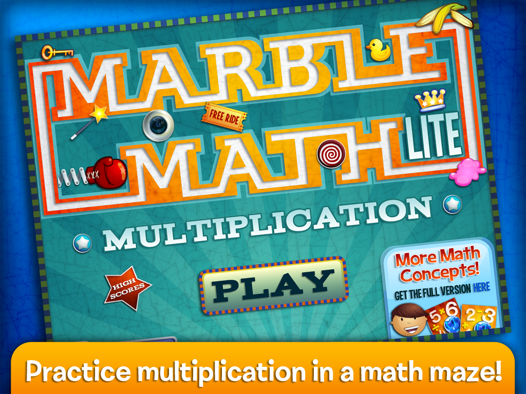 Marble Math Multiplication截图1