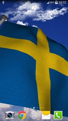 Sweden Flag - LWP截图5