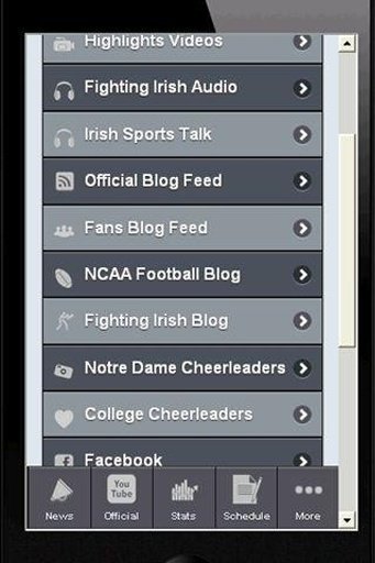 Notre Dame Football Fans App截图2