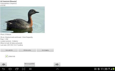 Demo NZ Birding Checklist截图2