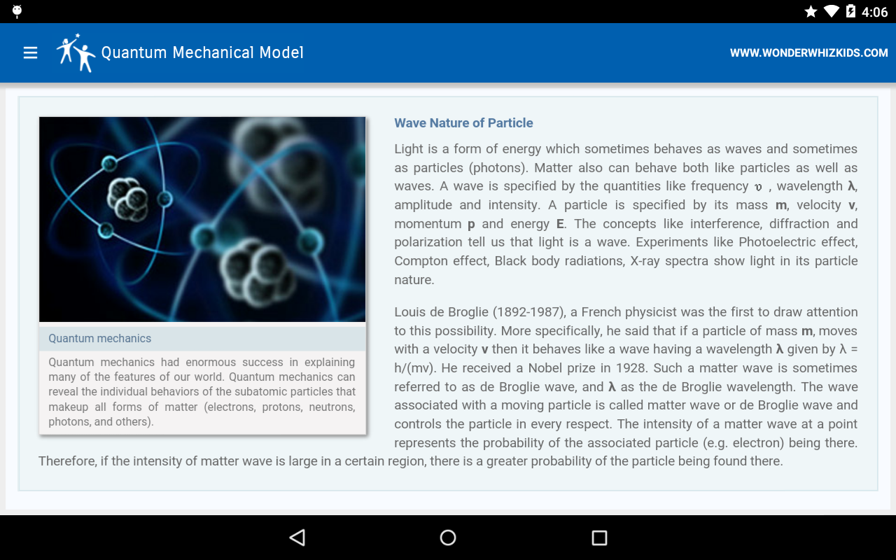 Quantum Mechanical Model截图4