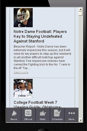 Notre Dame Football Fans App截图1