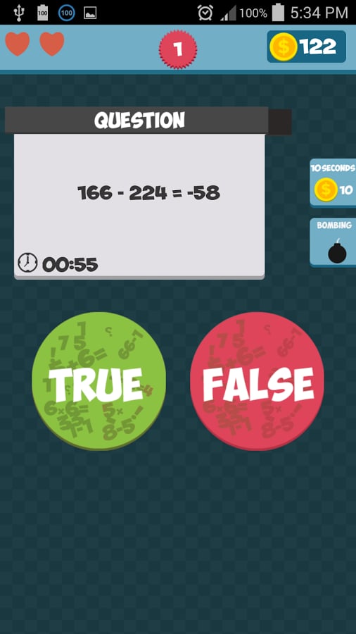 True Or False - Math截图1