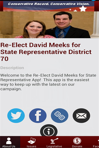 Re-Elect David Meeks截图2