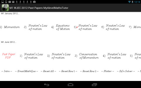 M1 WJEC 2012 Past Papers MyAlevelMathsTutor截图6