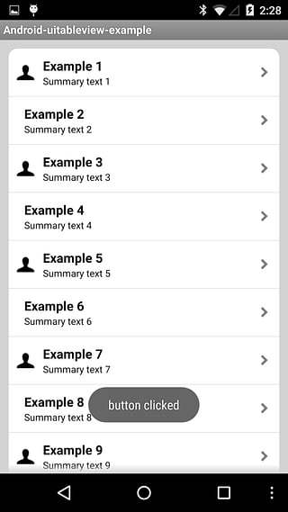 Android-uitableview-example截图1