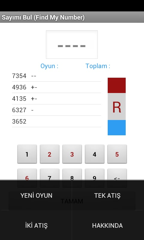 Sayı Bulmaca (Find My Nu...截图2