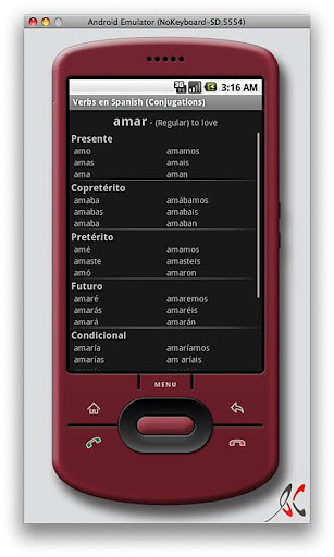 Verbs en Spanish截图1