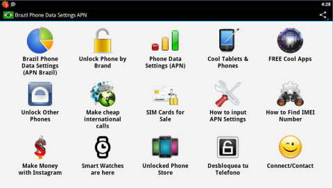 Brazil Phone Data Settings APN截图9
