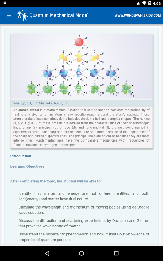 Quantum Mechanical Model截图1