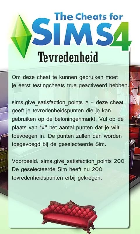 Cheats for Sims 4截图5