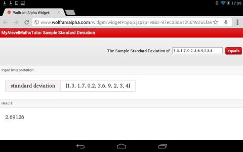 Standard Deviation MyAlevelMathsTutor截图1