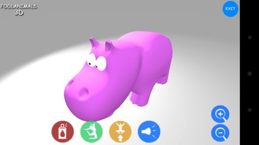 Fool Animal 3d - Free Hippo截图1