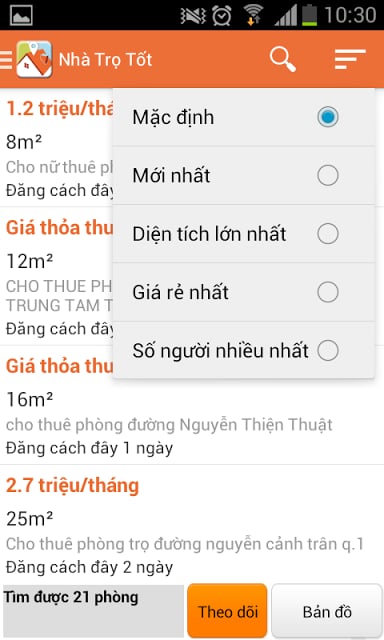 Nh&agrave; Trọ Tốt - thue nha tro tot截图7