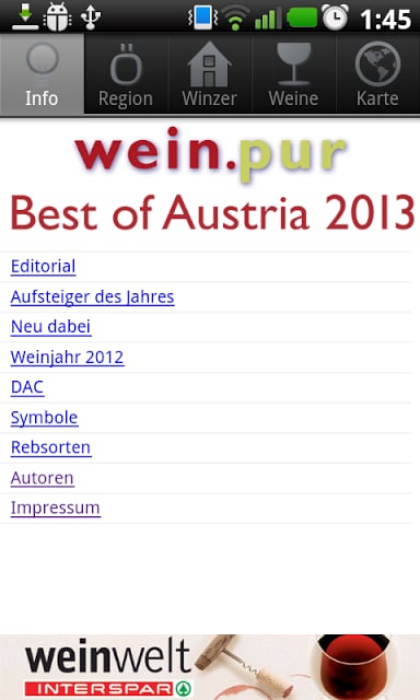 wein.pur Best of Austria 2015截图3