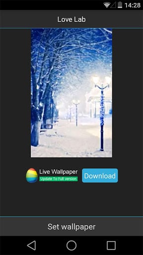 Snow Night Live Wallpaper截图3