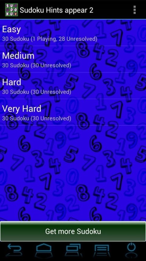 Sudoku Hints appear 1截图4
