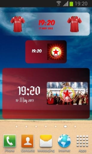 PFC CSKA Sofia Digital Clock截图1