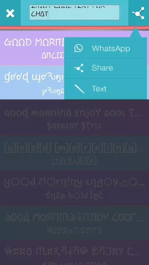 Cool Text for Chat截图1