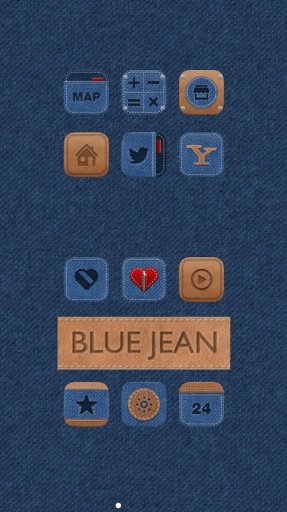 Blue Jean dodol theme截图4