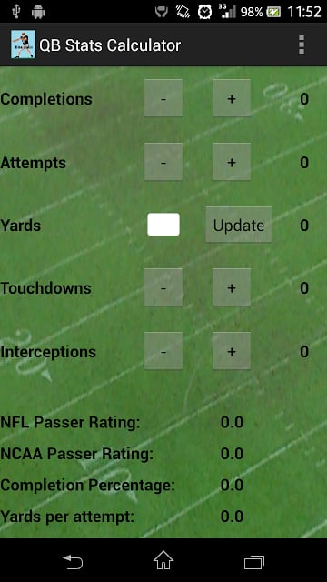 QB Stats Calculator截图4