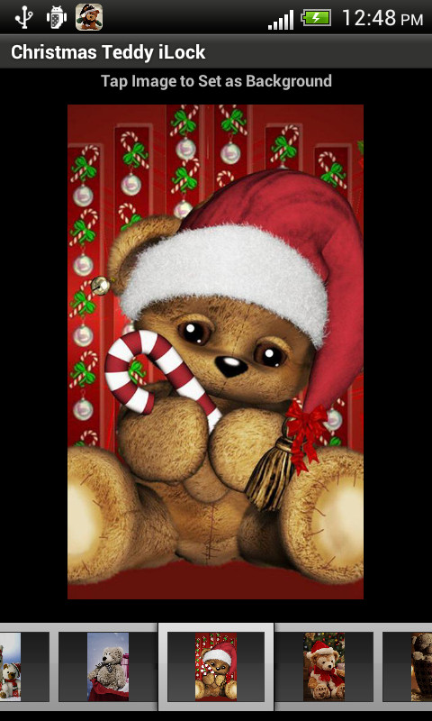 Christmas Teddy iLock截图2