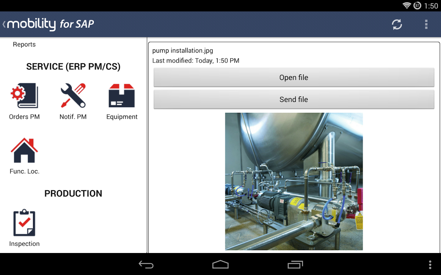 Mobility for SAP for SECTOR截图9