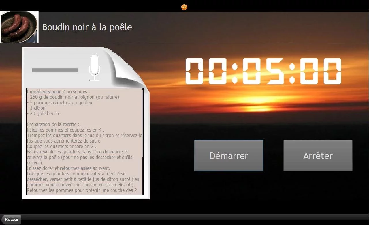 Minuteur Cuisine pour Tablette截图3