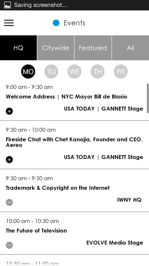 Internet Week NY截图3