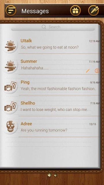 (FREE) GO SMS NOTEPAD THEME截图3