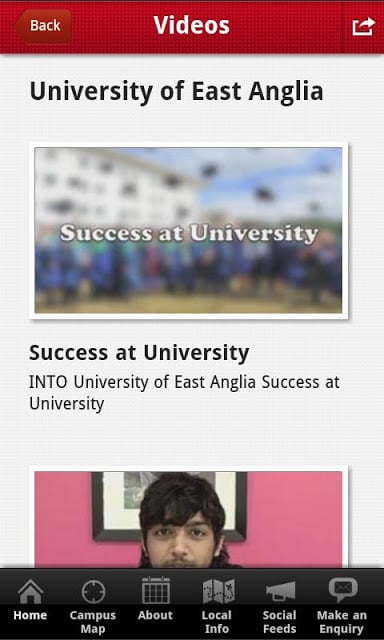 INTO UEA Student app截图4