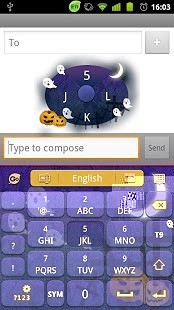 GO Keyboard Halloween 2012 theme截图5