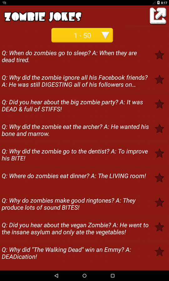 Best Zombie Jokes截图2