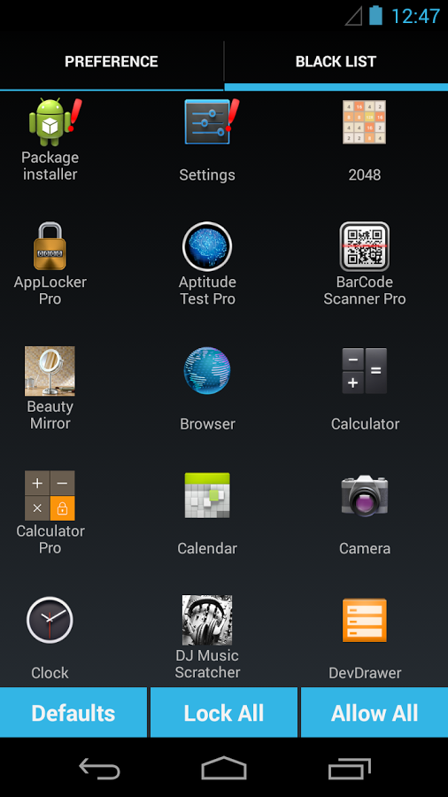 AppLocker Pro截图4